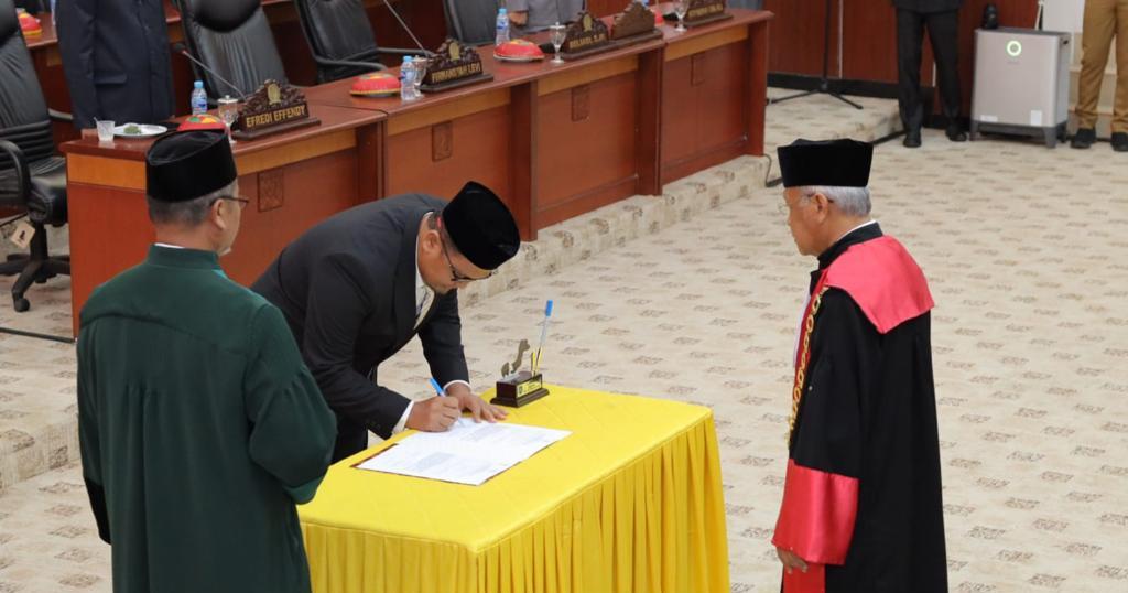 Beliadi Resmi Jadi Wakil Ketua DPRD Prov Kep Babel Menggantikan M Amin