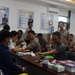 Pertahankan Derajat Kesehatan, Personil Polres Bangka Jalani Pemeriksaan Berkala