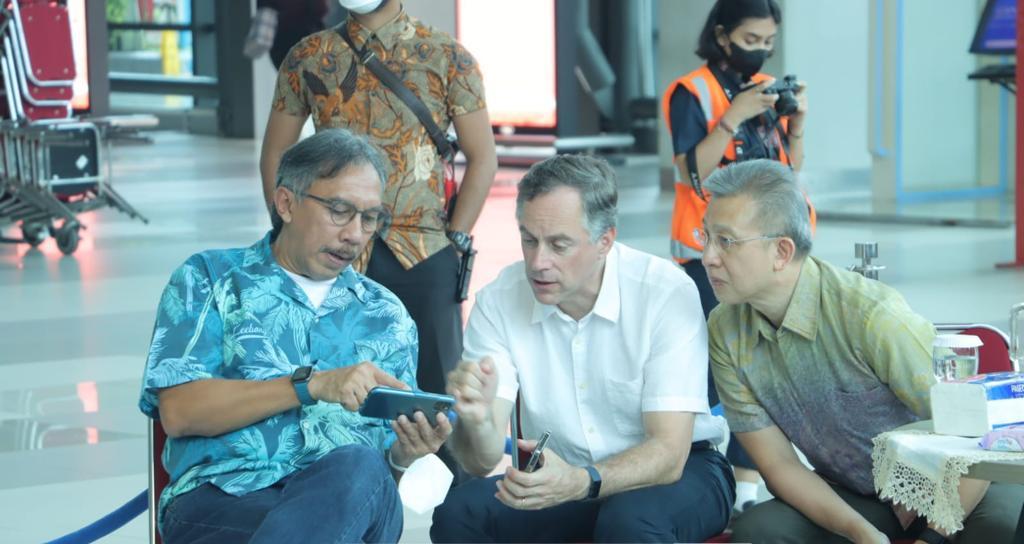 Di Bandara Soetta, Pj Gubernur Ridwan Tawarkan Beragam Peluang Investasi Bangka Belitung