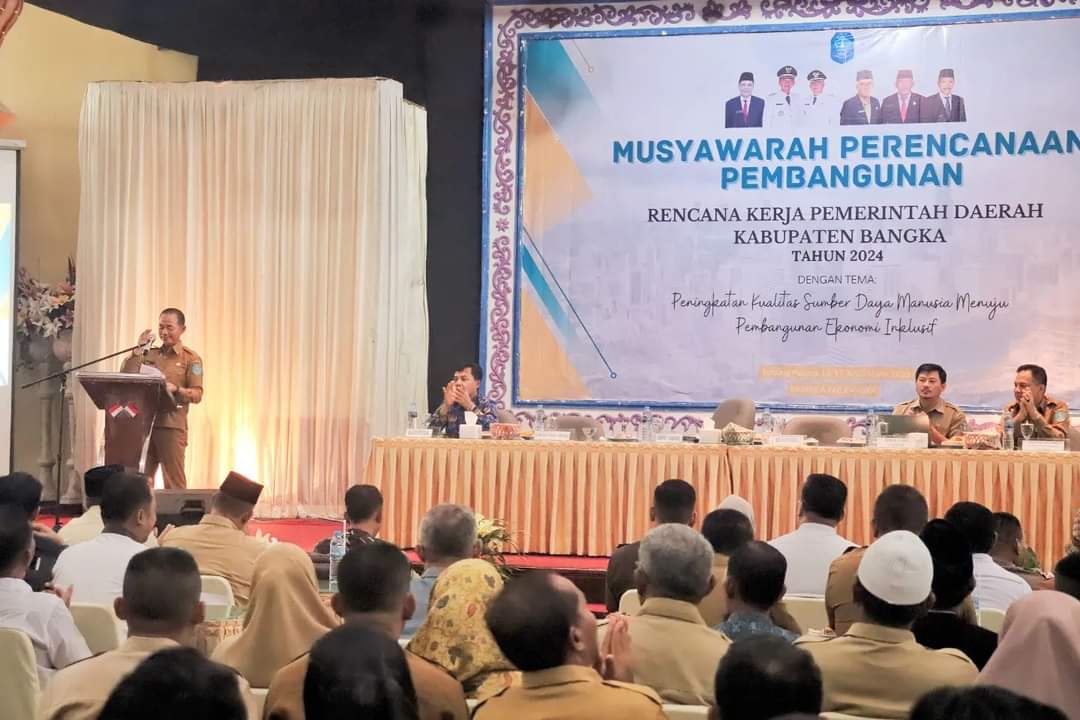 Gelar Musrembang RKPD 2024, Bupati Bangka: Ini Dasar Pembangunan Bagi Daerah Supaya Tepat Sasaran