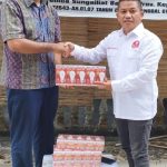 Bantu PLN,PD Inaker Babel dan Karang Taruna Kabupaten Bangka kawal Sebar Lampu Emergency