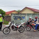 Rutin Giatkan Patroli, Sat Lantas Polres Bangka Barat Berikan Edukasi Safety Riding Kepada Pengguna Jalan