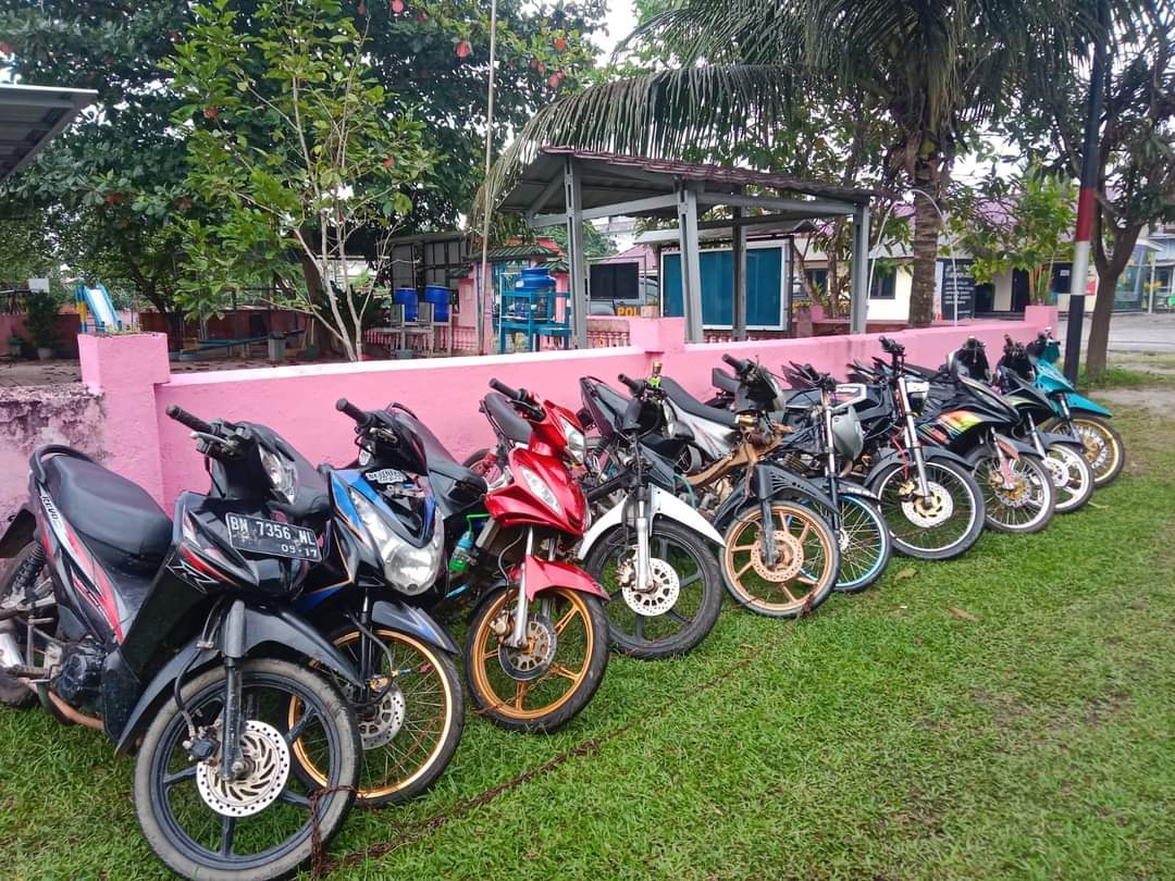 Aksi Balap Liar Marak di Belinyu, Polsek Tindak Tegas