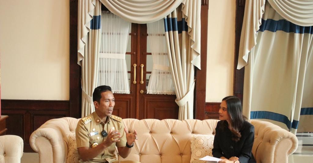 Talk Show dengan iNews TV, Pj Gubernur Babel Suganda Pandapotan Paparkan Program Prioritasnya