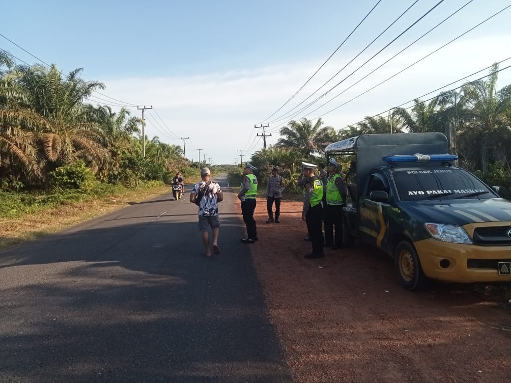 Antisipasi Balap Liar, Polres Bangka Barat Adakan Giat Imbauan Ke Masyarakat
