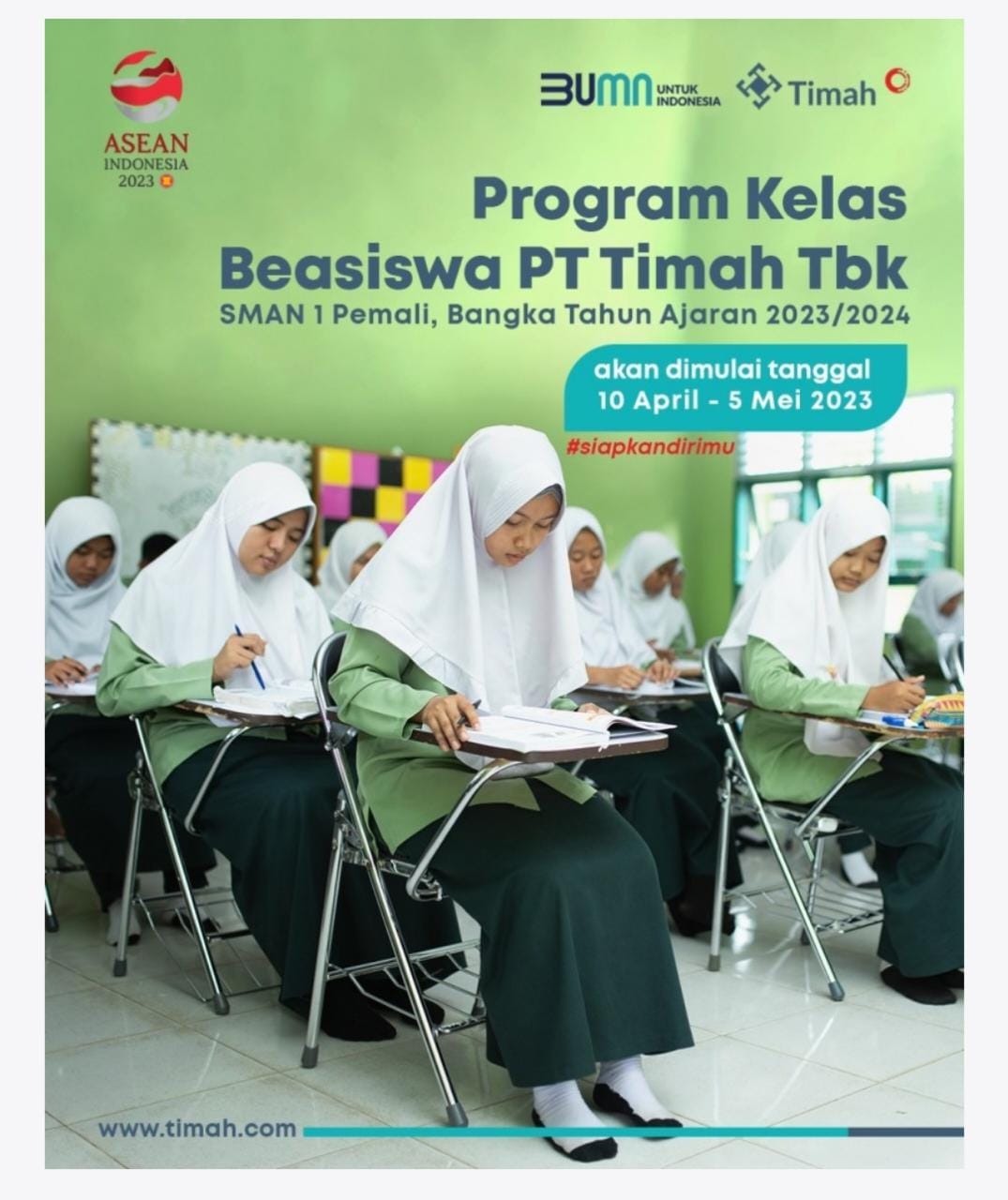 Beasiswa PT Timah Tbk untuk Pelajar SMA Dibuka, Cek Syarat-syaratnya