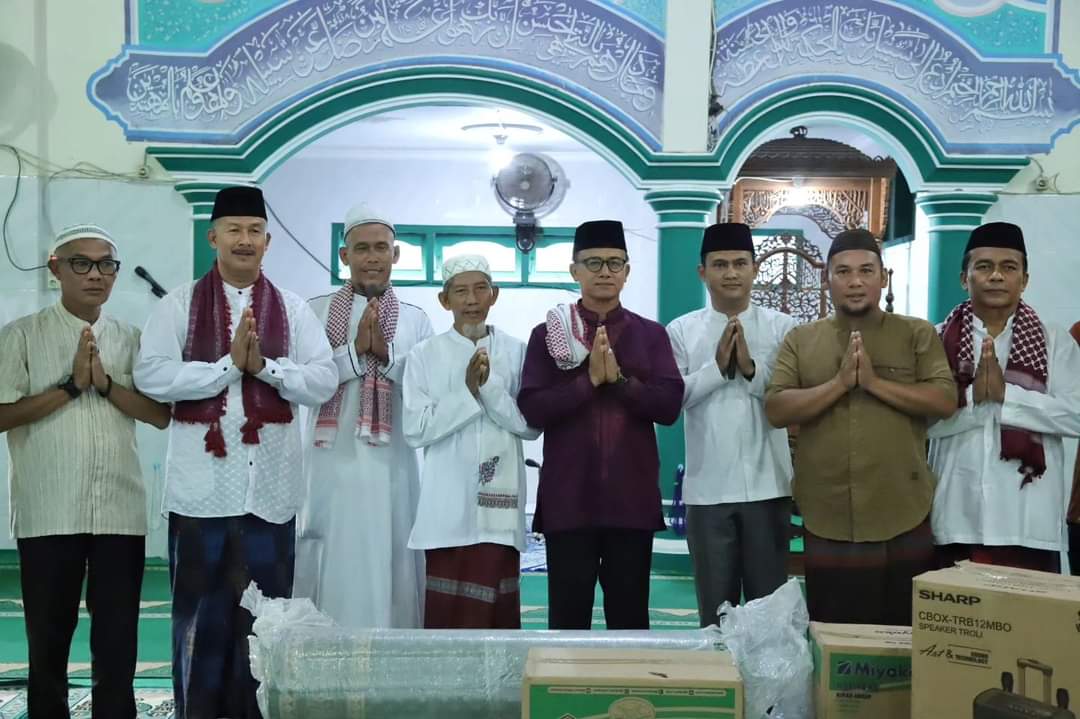 Safari Ramadhan di Masjid Al Mubarak, Wabup Syahbudin Ajak Tingkatkan Silaturahmi