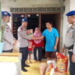 Terus Gelar Aksi Kemanusiaan, Polres Bangka Bagikan 50 Paket Sembako