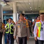 Kapolda Babel Cek Pos Pam Idul Fitri 1444 H di Bandara Depati Amir