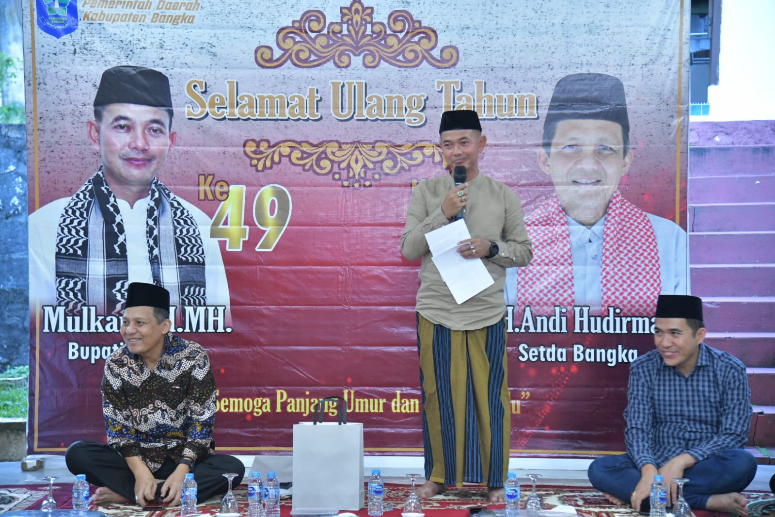 Dirayakan Hari Ulang Tahun Secara Diam-diam, Bupati dan Sekda Bangka Kaget