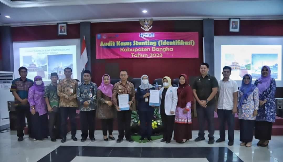Wabup Bangka Buka Kegiatan Audit Kasus Stunting Tahun 2023