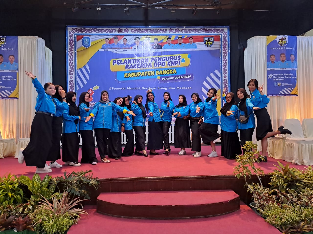 Jabat Pengurus DPD KNPI Bangka, Koordinator ROS Babel Ingin Hidupkan Industri Kreatif dan Tingkatkan Derajat Perempuan