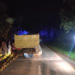 Kecelakaan Libatkan Motor versus Truk, Polres Bangka Barat Lakukan Olah TKP