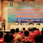 Bupati Mulkan Buka Bimtek PPRPD Tentang PAD dan EPLK BPD se Bangka