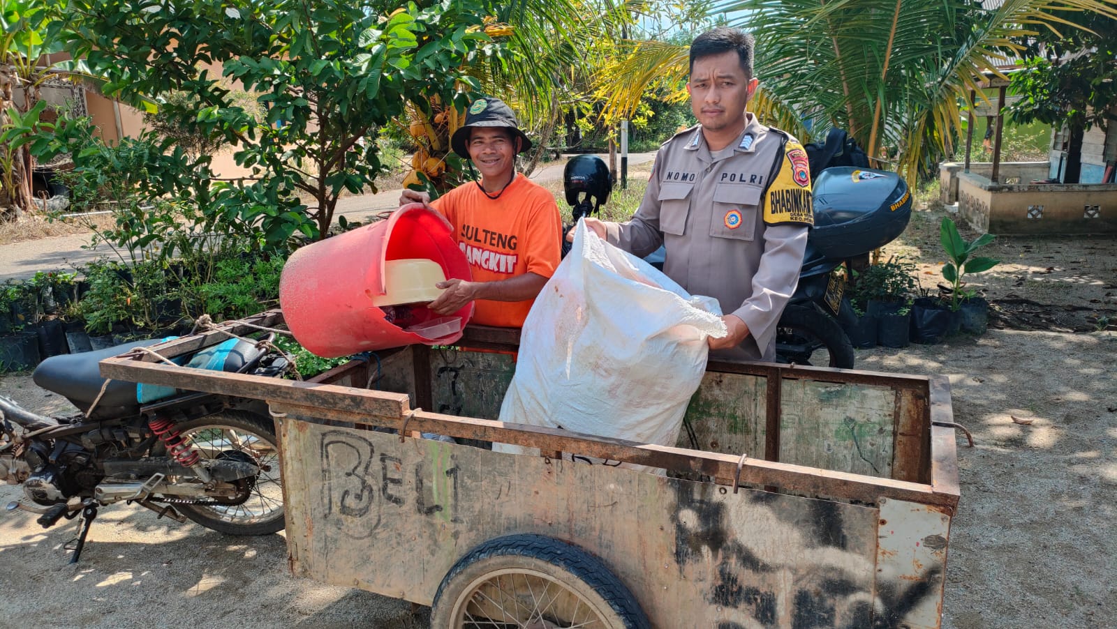 Lewat Penjualan Barang Bekas, Bripka Nomo Sering Bantu Warga Kurang Mampu