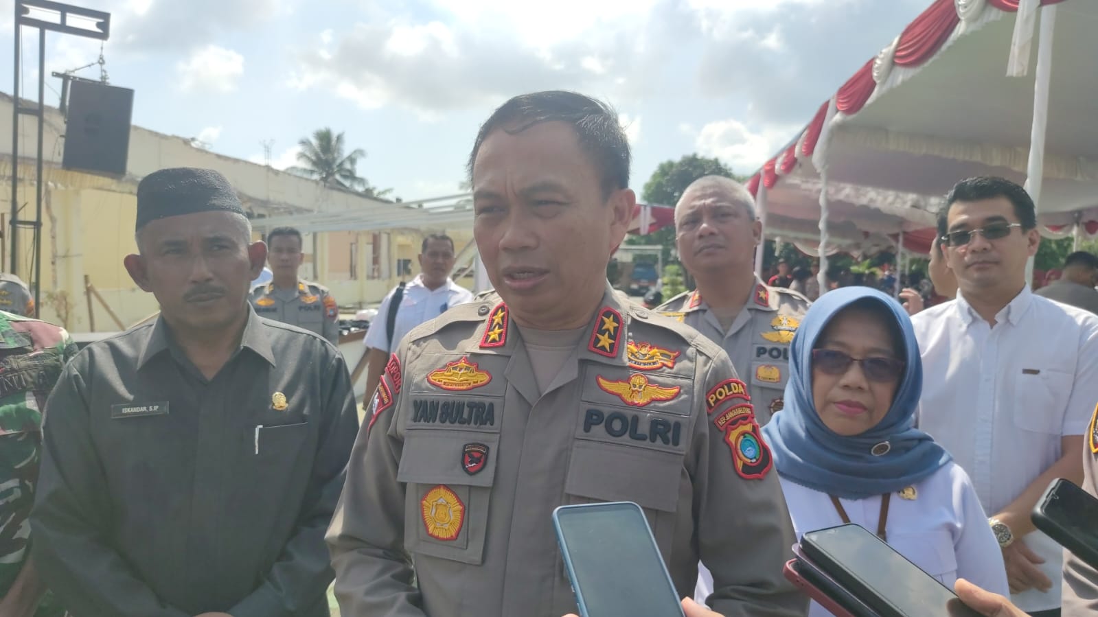 Letakkan Batu Pertama Pembangunan Gedung Utama Polres Bangka, Kapolda Babel : Harus Dibangun Selesai Tepat Waktu