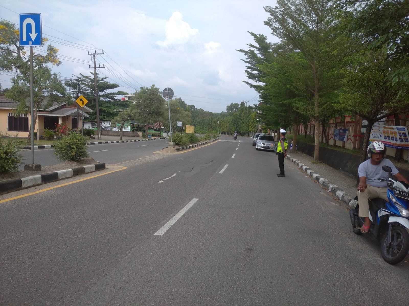 Ciptakan Kamseltibcar Lantas, Sat-Lantas Polres Bangka Barat Rutin Laksanakan Gatur Pagi Hari