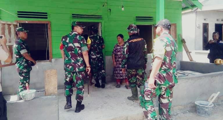 Satgas TMDD Bangun Rumah Warga Lansia, Wakil Asisten Kepala Staf AD Yakin Rampung Tepat Waktu