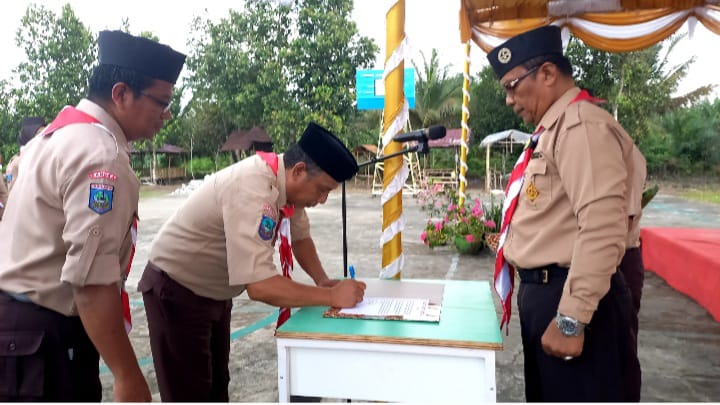 Boy Andra Lantik Aswan Sebagai Ketua Mabi Kwartir Ranting Bakam Periode 203-2026