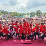 Peringati HUT Kota Sungailiat ke 257, Ribuan Warga Bangka Ikuti Jalan Sehat