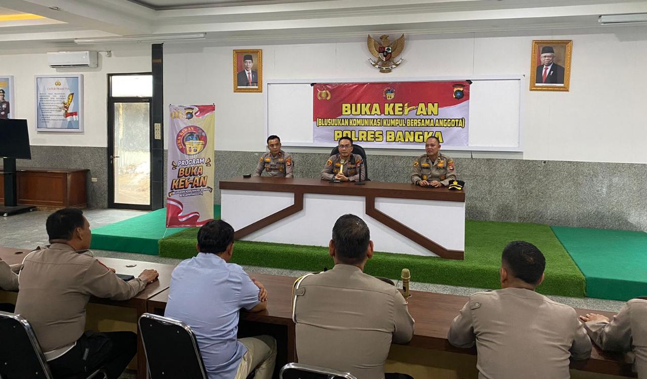 AKBP Taufik : BUKA KERAN Ini Program Baru Polres Bangka