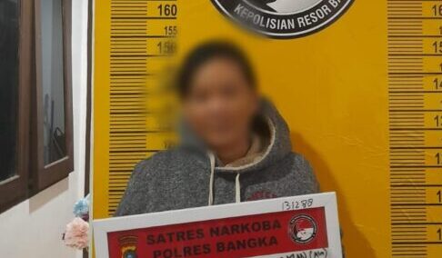 Edarkan Sabu 13.17 Gram, Ibu Rumah Tangga di Parit Padang Dibekuk Tim Kibas Polres Bangka