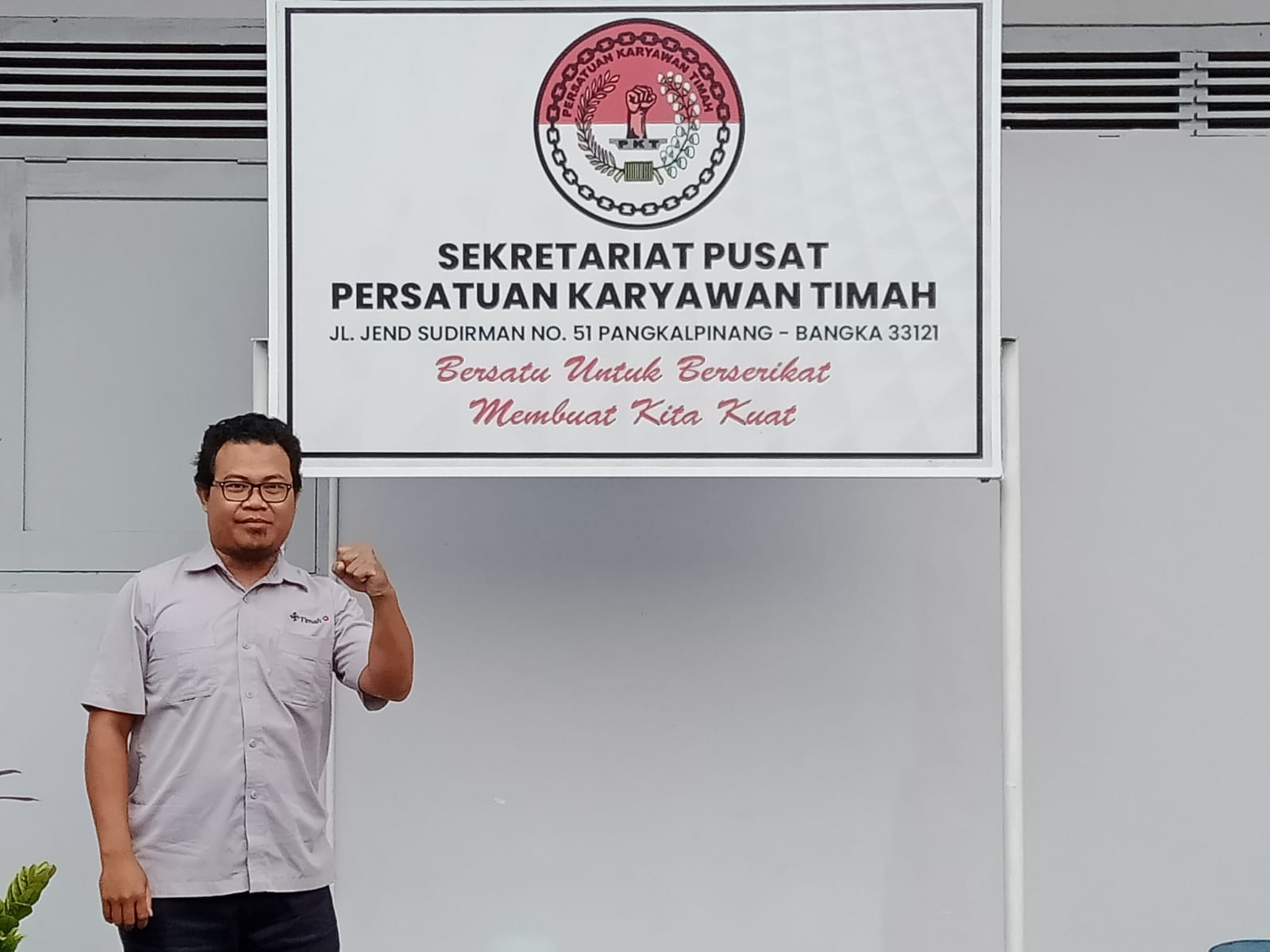 Resmi Gabung Persatuan Karyawan Timah, Aktivis Kahmi Babel Ini Sebut Ijtihad Pengabdian untuk Perusahaan dan Negara