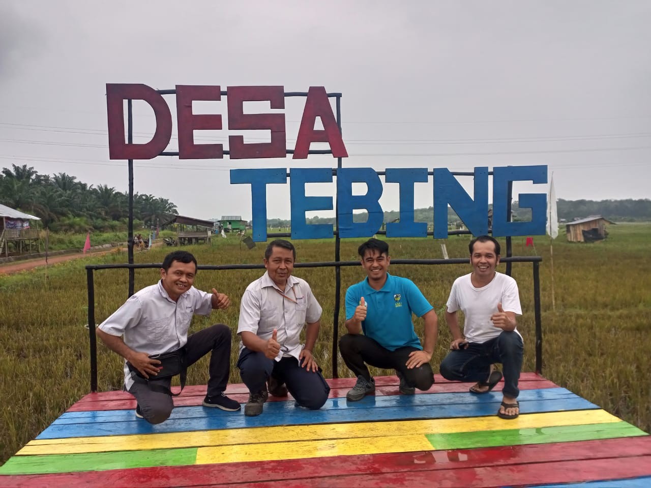 Dukung Pengembangan Kawasan Agrowisata Desa Tebing, PT Timah Tbk Bangun Toilet Umum