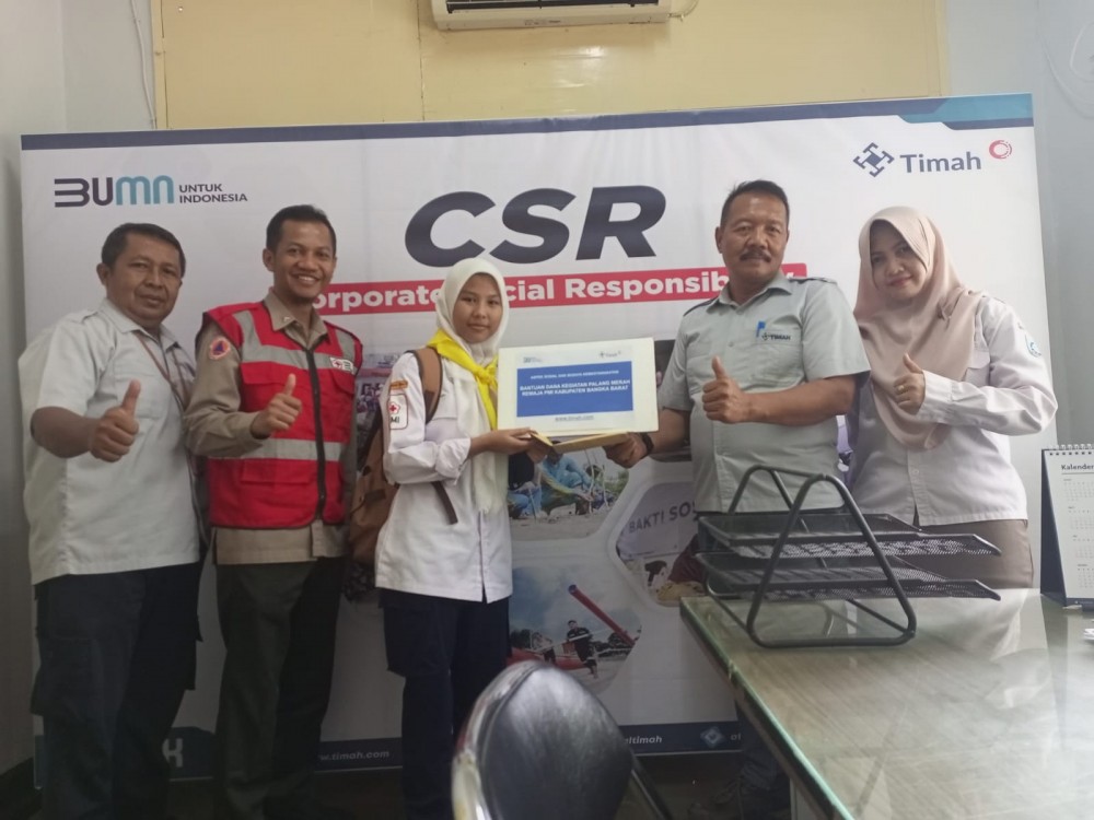 PMR Bangka Barat Bakal Ikuti Jumbara Nasional, PT Timah Tbk Serahkan Bantuan untuk Peserta