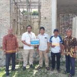 PT Timah Tbk Bantu Pembangunan Kubah Masjid Al-Barkah Sijuk