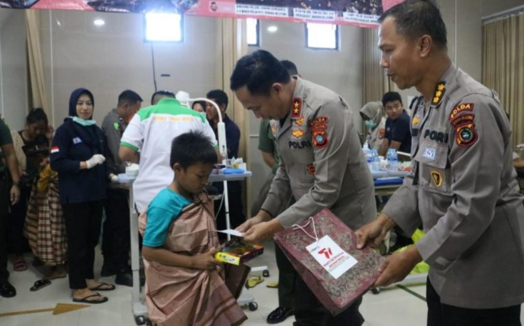 Khitanan Massal, Operasi Bibir Sumbing dan Operasi Katarak Dilakukan Polda Babel Sambut HUT Bhayangkara