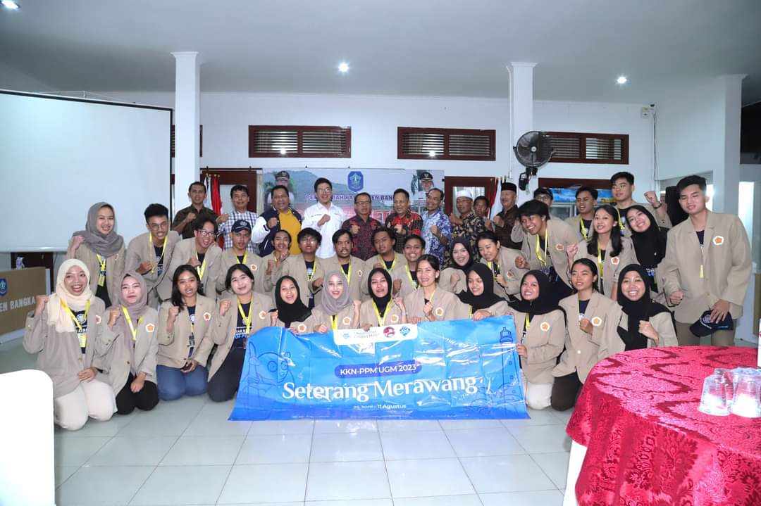 Wakil Bupati Bangka Sambut 30 Mahasiswa UGM KKN - PPM