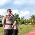 Pimpin Apel Pagi, Wakapolres Bangka Barat Ingatkan Anggota Agar Disiplin