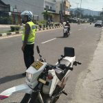 Satlantas Polres Bangka Barat Giatkan Patroli Siang Hari, Pantau Situasi Lalu Lintas dan Cegah Pelanggaran Lalu Lintas