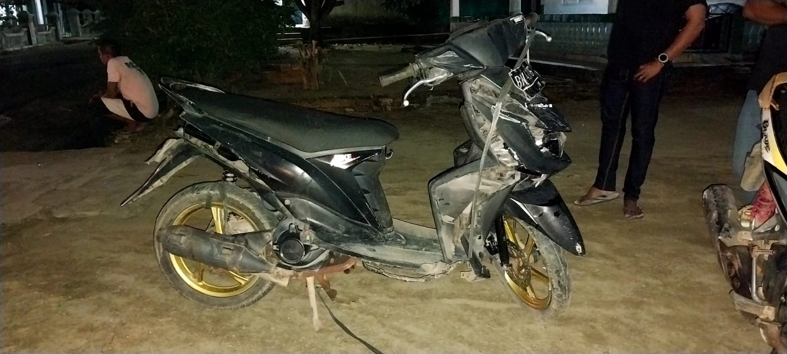 Sat-Lantas Polres Bangka Barat Evakuasi Korban Kecelakaan di Teluk Limau, Satu Orang Meninggal Dunia