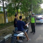 Cegah Pelanggaran Lalu Lintas, Sat Lantas Polres Bangka Barat Adakan Patroli Siang Hari
