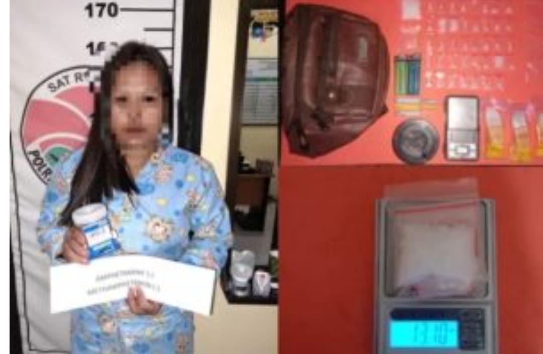 Miliki Sabu 13.10 Gram, SI Mama Muda Diringkus Satresnarkoba Polres Basel