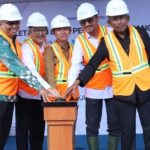 Bupati Bangka Letakkan Batu Pertama Pembangunan Pabrik Wood Chip PT. MBE di Mendo Barat