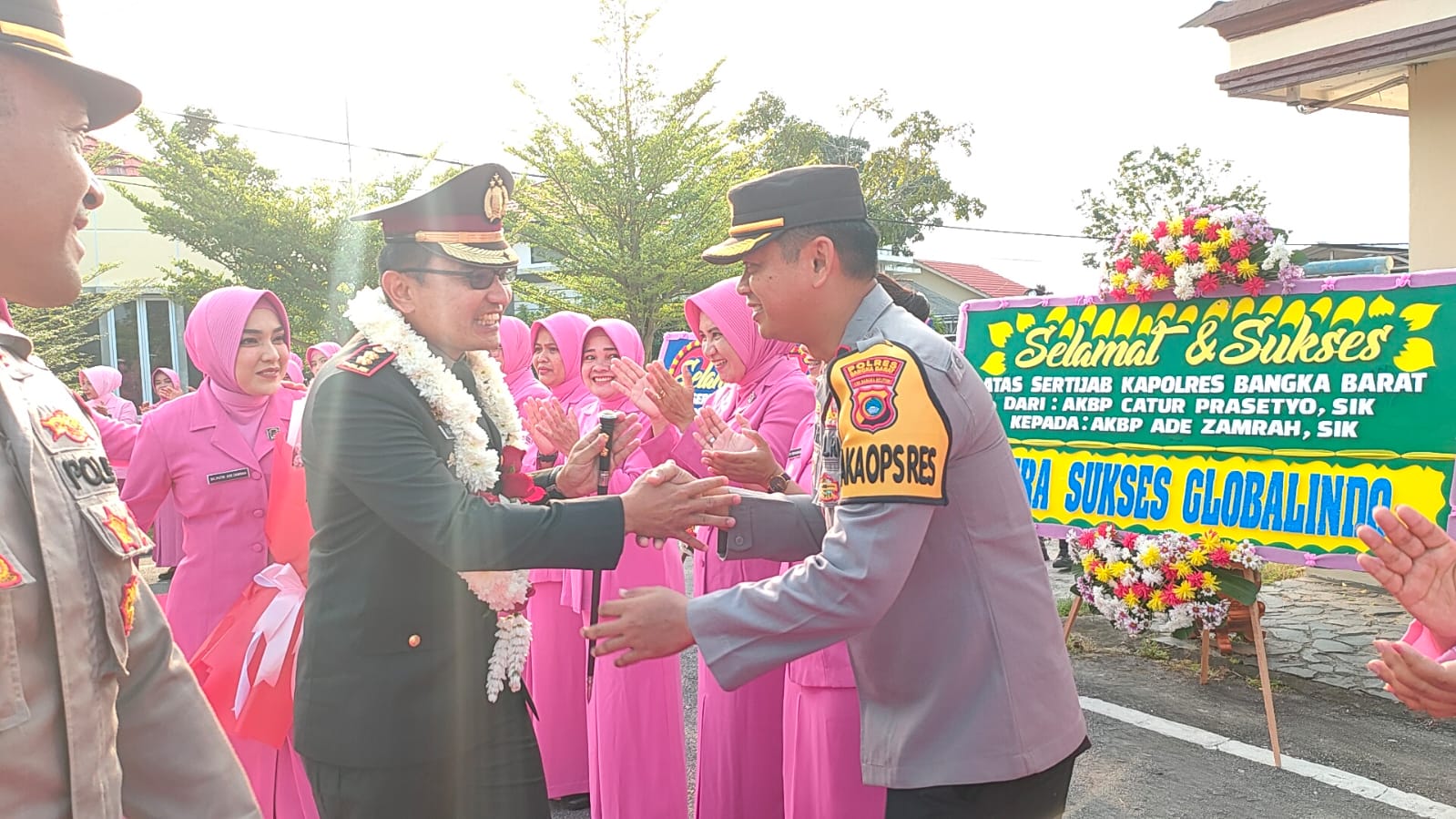 Ini Atensi Kapolres Bangka Barat yang Baru AKBP Ade Zamrah