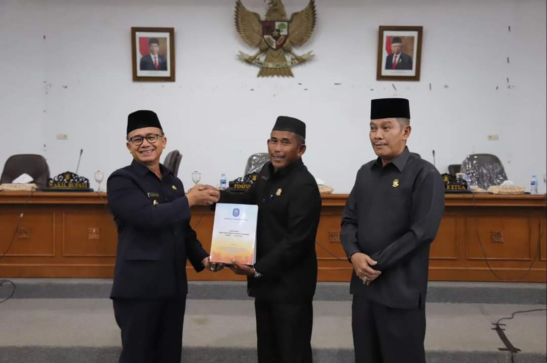 DPRD Bangka Gelar Rapat Paripurna Penyampaian Raperda pertanggungjawaban Pelaksanaan APBD Bangka TA. 2022