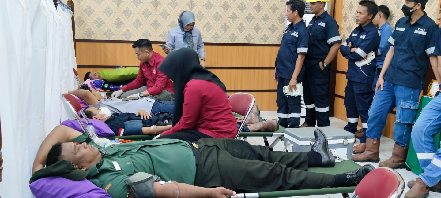 Donor Darah Bulan Bakti PT Timah Tbk Kumpulkan Puluhan Kantong Darah, PMI Karimun Sebut Bisa Tambah Stok Darah 