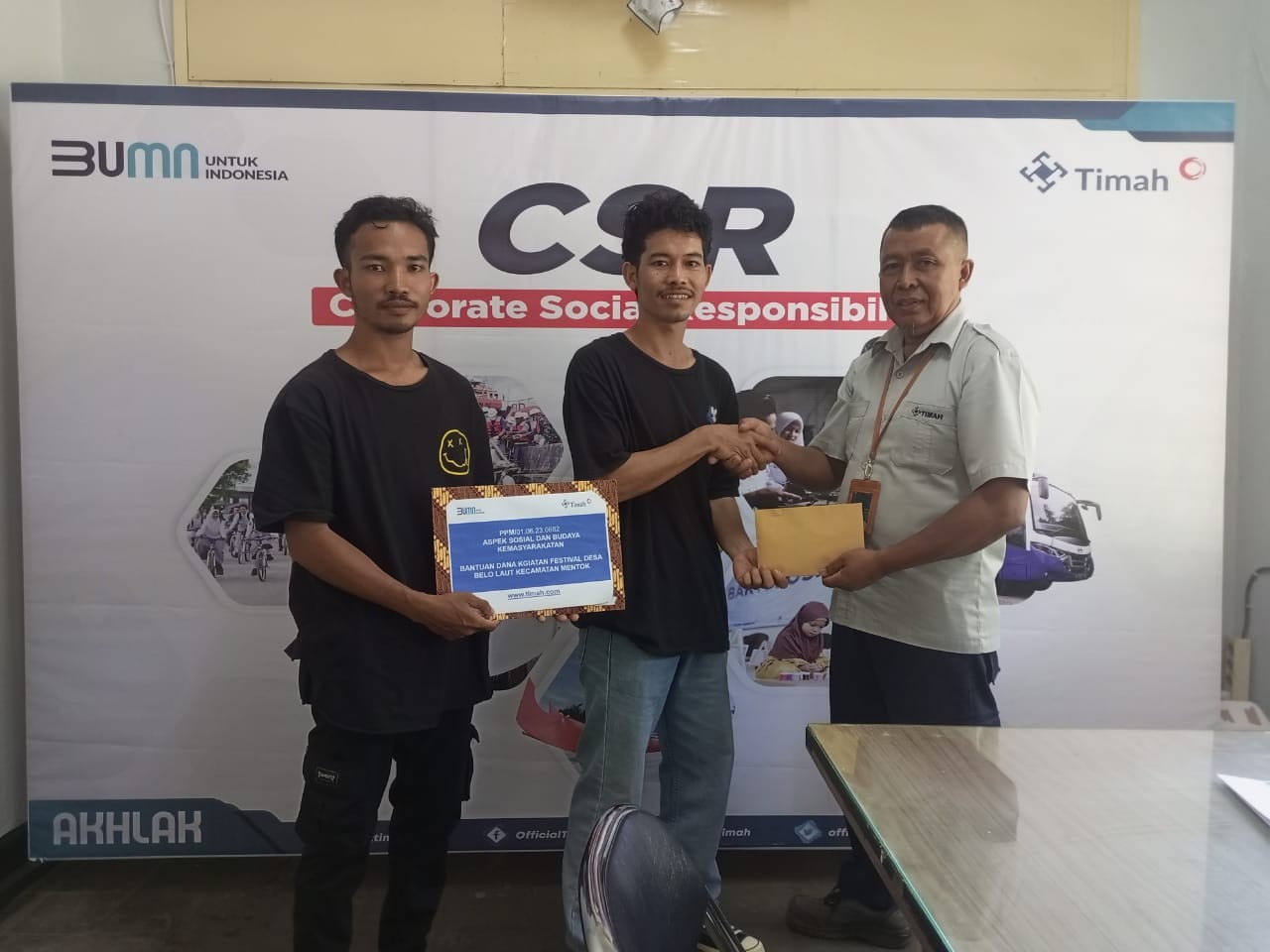 PT Timah Tbk Bantu Sukseskan Kegiatan Pemuda di Belo Laut 