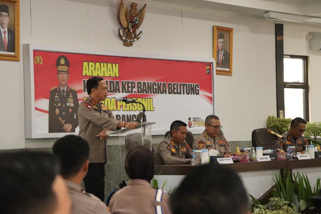 Kunjungi Polres Bangka, Kapolda Babel Berikan Beberapa Arahan