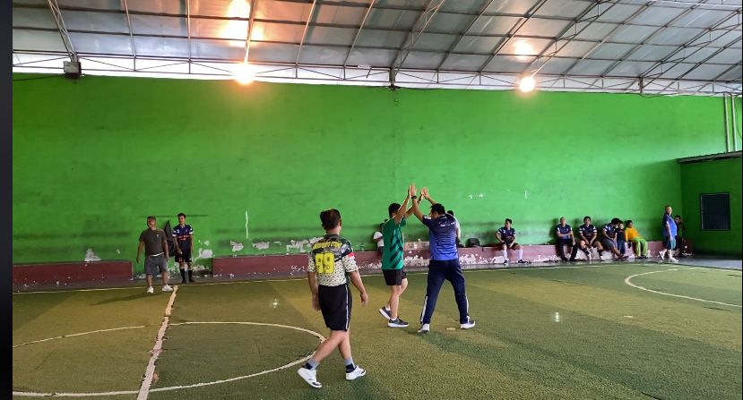 Perkuat Sinergi, Polres Bangka Barat dengan Kodim 0431/Bangka Barat Tanding Futsal