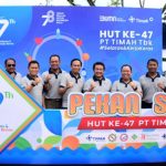 Kapolda Babel Hadiri Giat Pekan Sehat HUT PT. Timah ke 47