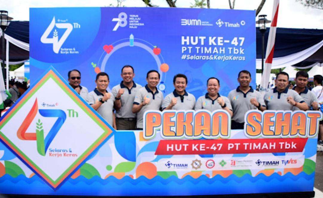 Kapolda Babel Hadiri Giat Pekan Sehat HUT PT. Timah ke 47