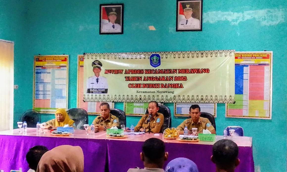 Buka Rapat Review APBDes 2023, Mulkan : Gunakan Anggaran Desa Sesuai Peruntukan