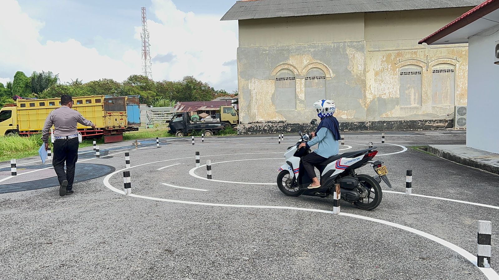 Sat Lantas Polres Bangka Barat Resmi Gunakan Rute Baru Uji Praktik SIM C