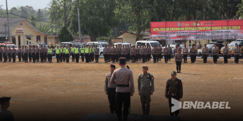 Babel Gelar Pasukan