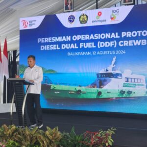 Sejak 2021, Akhirnya Kapal Berbahan Bakar Gas dan Solar Milik Pertamina Diresmikan